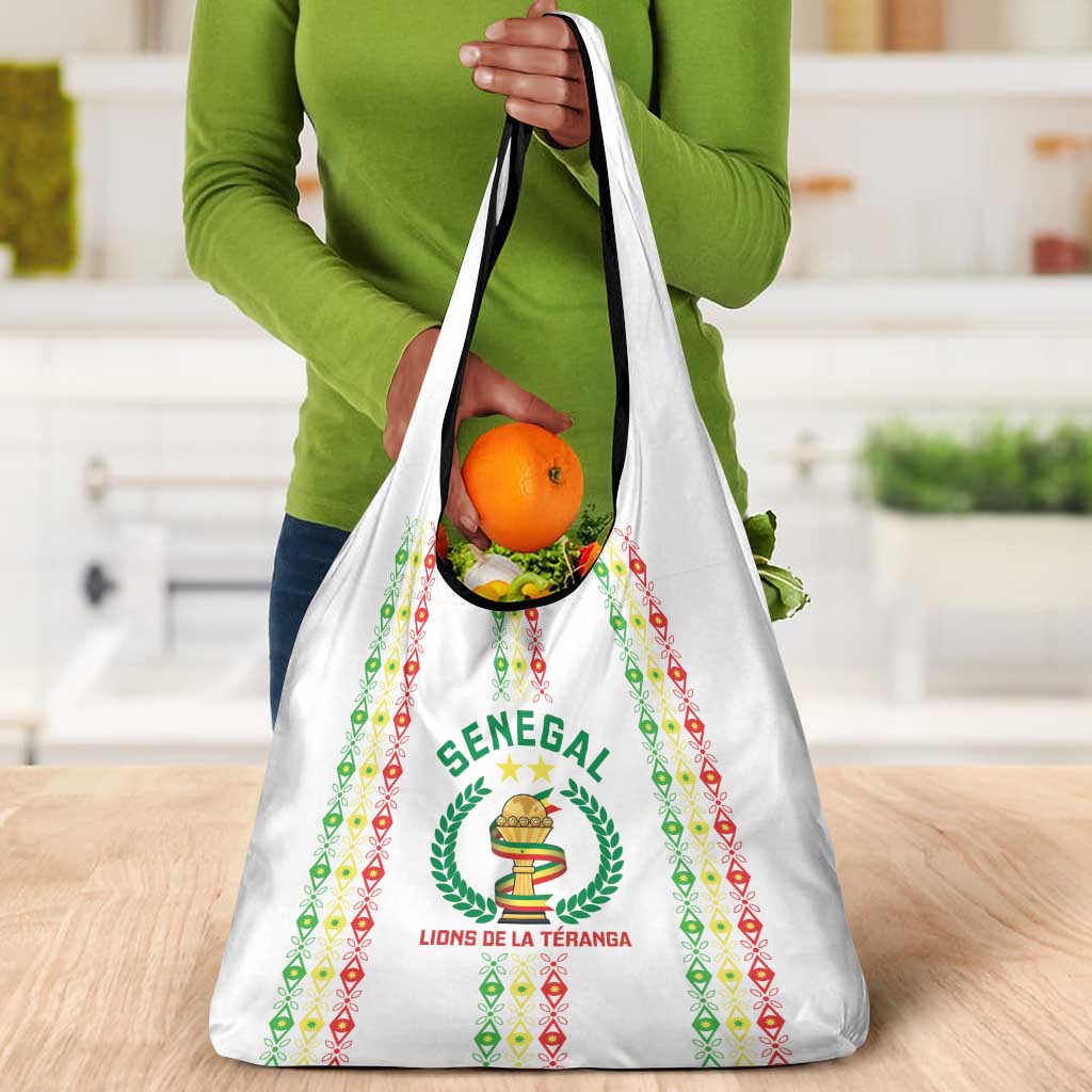 Senegal Lions of Teranga Grocery Bag African Football Champions 2025