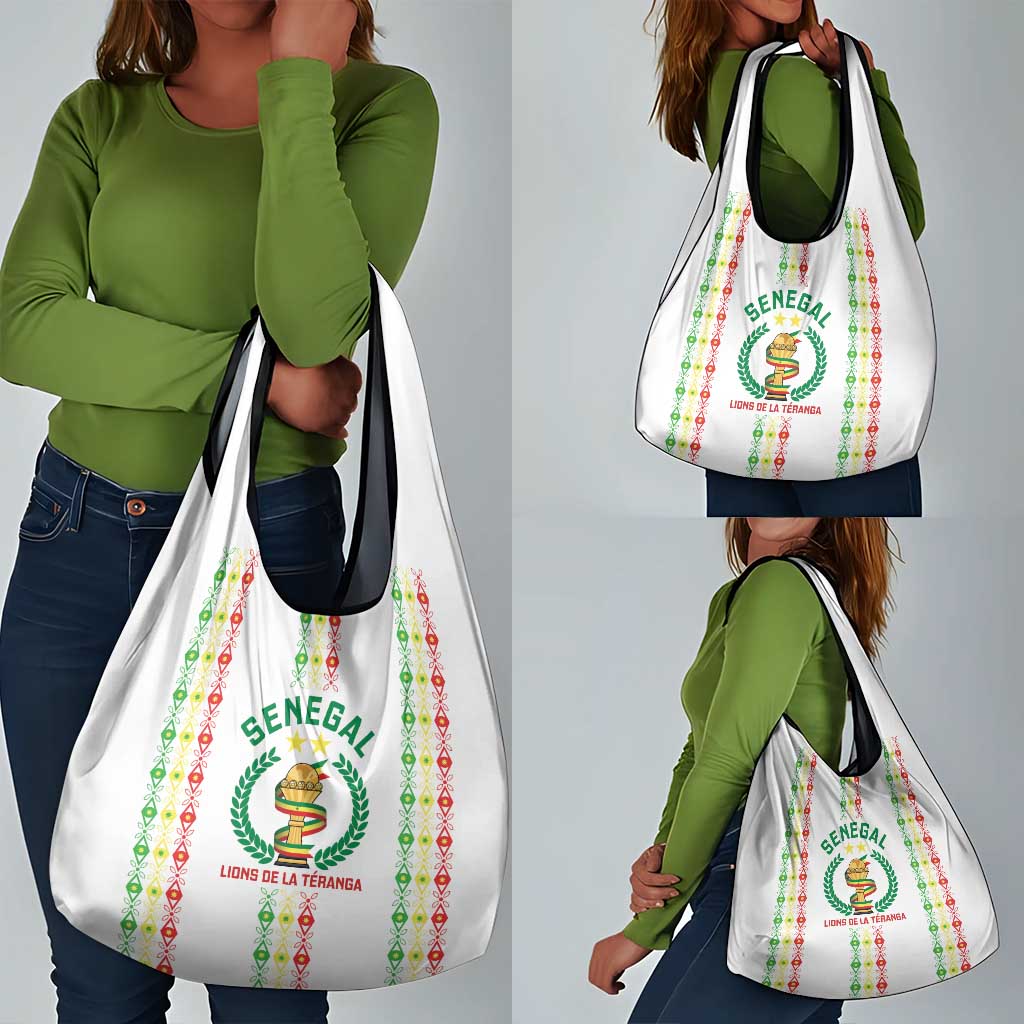 Senegal Lions of Teranga Grocery Bag African Football Champions 2025
