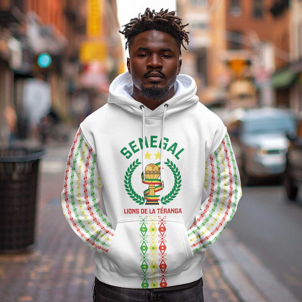 Custom Senegal Lions of Teranga Hoodie African Football Champions 2025