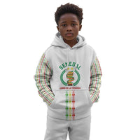 Custom Senegal Lions of Teranga Kid Hoodie African Football Champions 2025