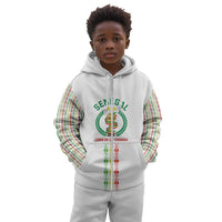 Custom Senegal Lions of Teranga Kid Hoodie African Football Champions 2025