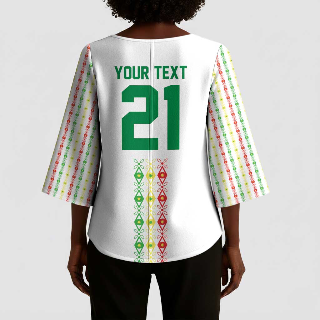 Custom Senegal Lions of Teranga Kimono Sleeve Blouse African Football Champions 2025