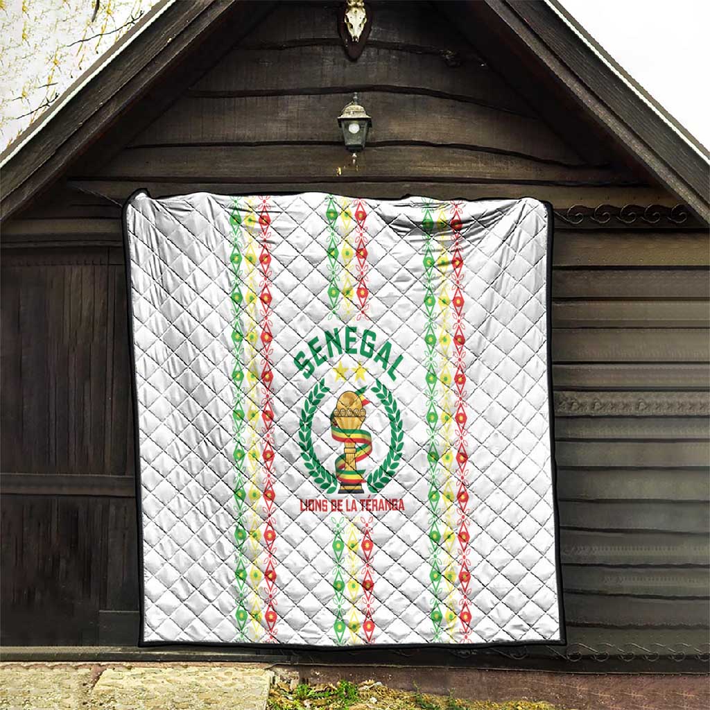 Senegal Lions of Teranga Quilt African Football Champions 2025