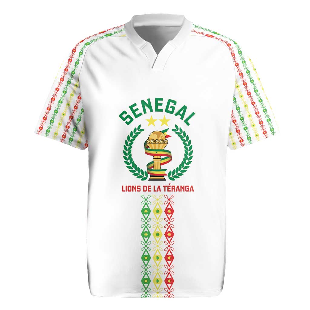 Custom Senegal Lions of Teranga Rugby Jersey African Football Champions 2025