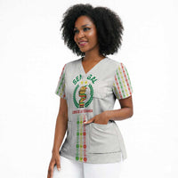 Custom Senegal Lions of Teranga Scrub Top African Football Champions 2025