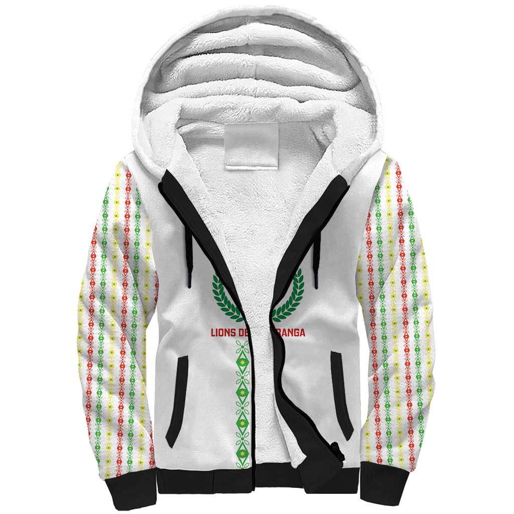 Custom Senegal Lions of Teranga Sherpa Hoodie African Football Champions 2025
