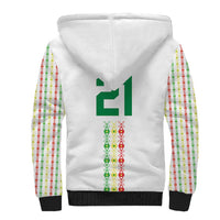Custom Senegal Lions of Teranga Sherpa Hoodie African Football Champions 2025
