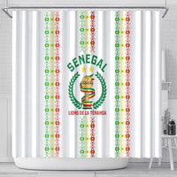 Senegal Lions of Teranga Shower Curtain African Football Champions 2025