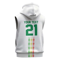 Custom Senegal Lions of Teranga Sleeveless Hoodie African Football Champions 2025