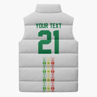 Custom Senegal Lions of Teranga Sleeveless Puffer Jacket African Football Champions 2025