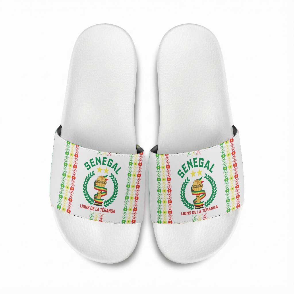 Senegal Lions of Teranga Slide Sandals African Football Champions 2025