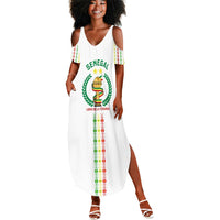 Custom Senegal Lions of Teranga Summer Maxi Dress African Football Champions 2025