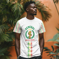 Custom Senegal Lions of Teranga T shirt African Football Champions 2025
