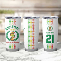 Custom Senegal Lions of Teranga Tumbler Cup African Football Champions 2025