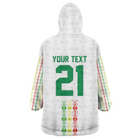 Custom Senegal Lions of Teranga Wearable Blanket Hoodie African Football Champions 2025