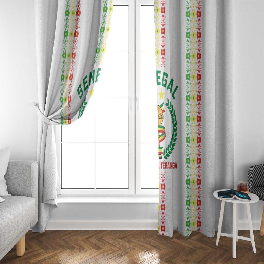 Senegal Lions of Teranga Window Curtain African Football Champions 2025
