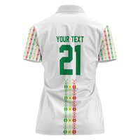 Custom Senegal Lions of Teranga Women Polo Shirt African Football Champions 2025