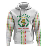 Custom Senegal Lions of Teranga Zip Hoodie African Football Champions 2025