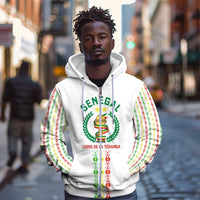 Custom Senegal Lions of Teranga Zip Hoodie African Football Champions 2025