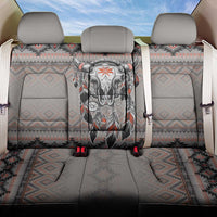 Native American Buffalo Skull Back Car Seat Cover with Dream Catchers Feathers