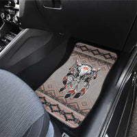 Native American Buffalo Skull Car Mats with Dream Catchers Feathers