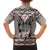 Native American Buffalo Skull Kid Hawaiian Shirt with Dream Catchers Feathers