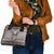 Native American Buffalo Skull Shoulder Handbag with Dream Catchers Feathers