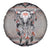 Native American Buffalo Skull Spare Tire Cover with Dream Catchers Feathers