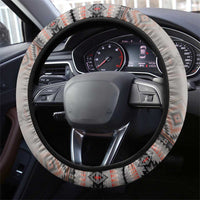Native American Buffalo Skull Steering Wheel Cover with Dream Catchers Feathers