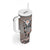 Native American Buffalo Skull Tumbler With Handle with Dream Catchers Feathers