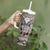Native American Buffalo Skull Tumbler With Handle with Dream Catchers Feathers