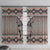 Native American Buffalo Skull Window Curtain with Dream Catchers Feathers