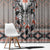 Native American Buffalo Skull Window Curtain with Dream Catchers Feathers