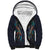 Native American Wolves Sherpa Hoodie with Dream Catchers Feathers