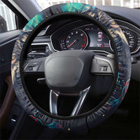 Native American Wolves Steering Wheel Cover with Dream Catchers Feathers