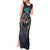 Native American Wolves Tank Maxi Dress with Dream Catchers Feathers