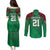 Turkmenistan 993 Custom Couples Matching Puletasi and Long Sleeve Button Shirt Turkmenistan Bitaraplygyn watanydyr