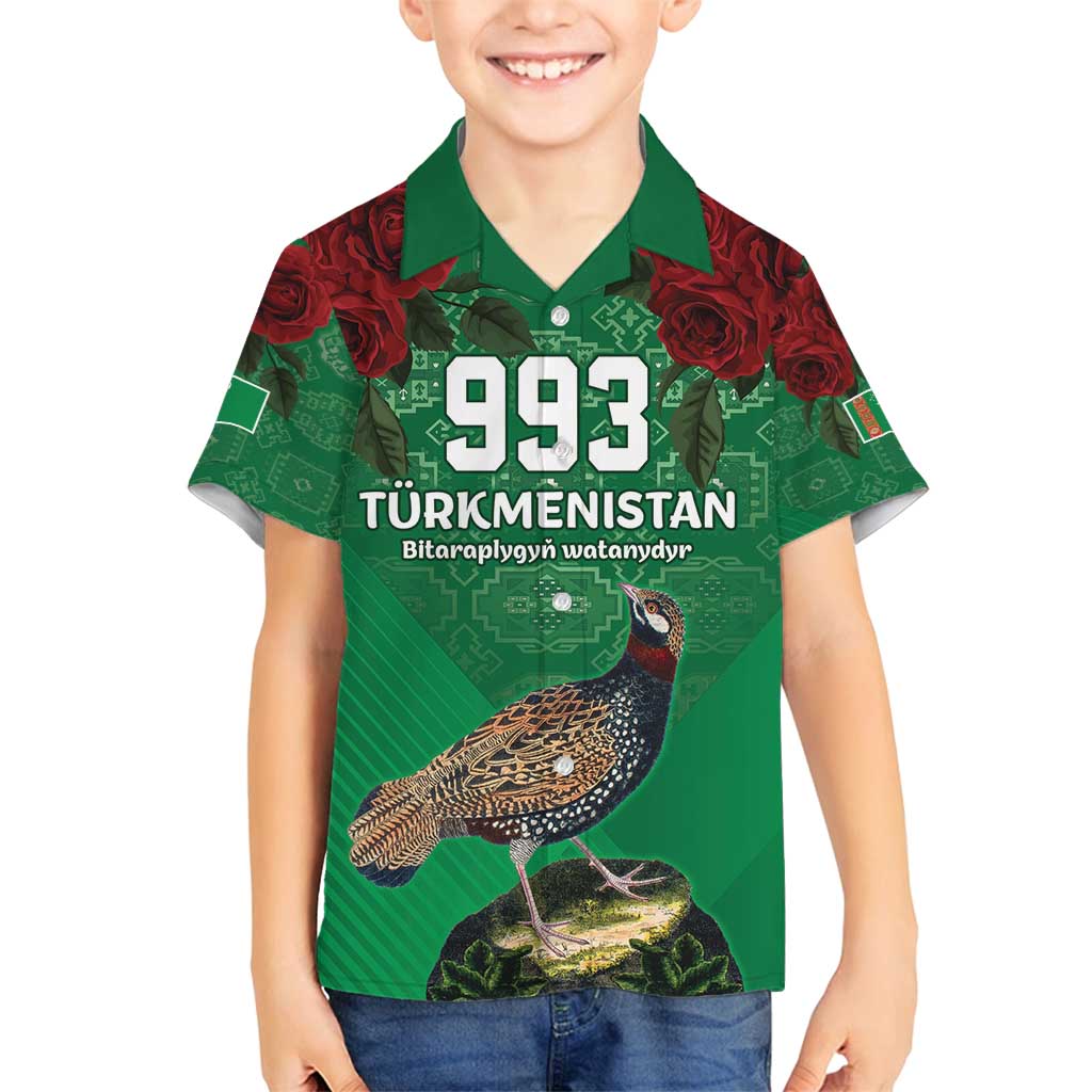 Turkmenistan 993 Custom Family Matching Long Sleeve Bodycon Dress and Hawaiian Shirt Turkmenistan Bitaraplygyn watanydyr