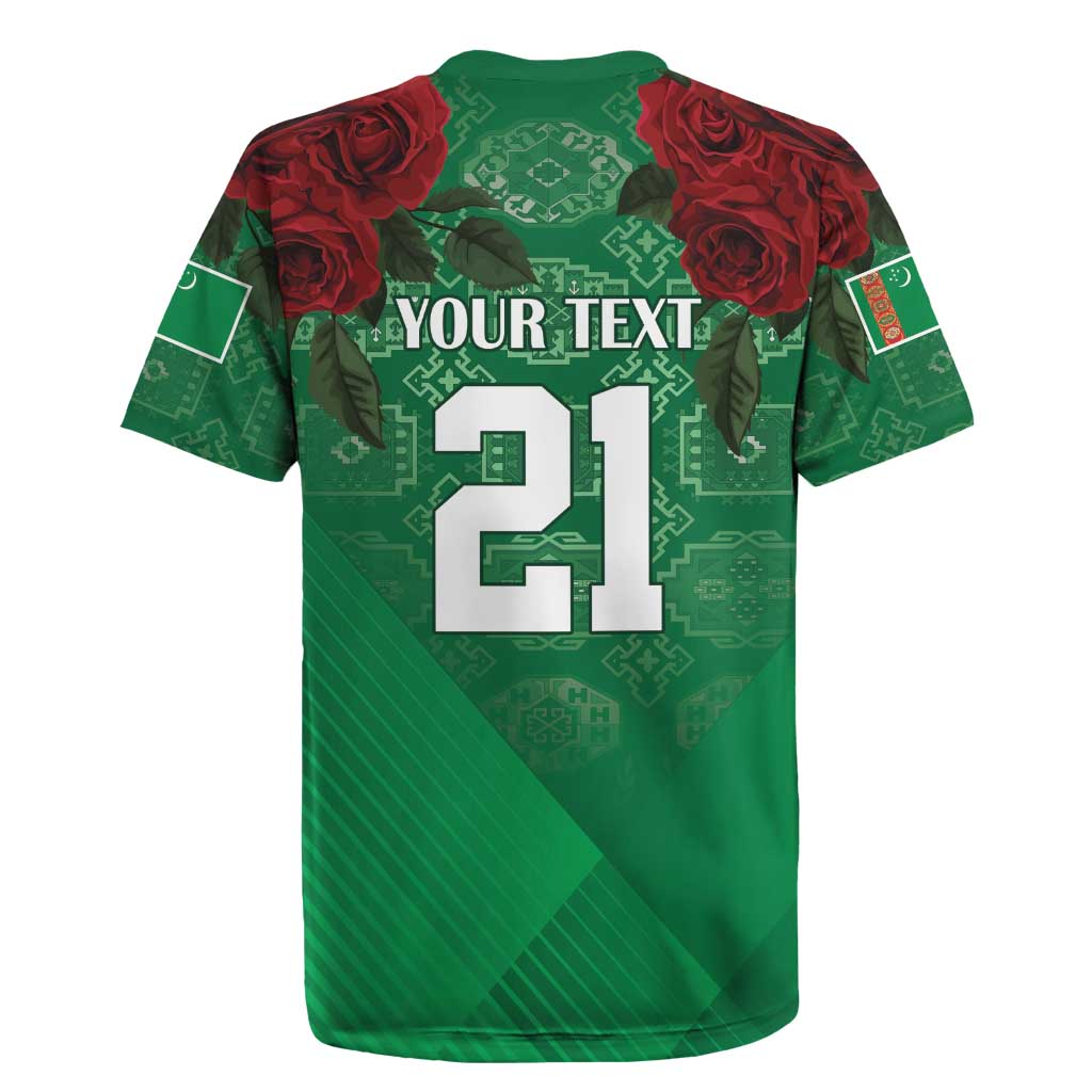 Turkmenistan 993 Custom Rugby Jersey Turkmenistan Bitaraplygyn watanydyr