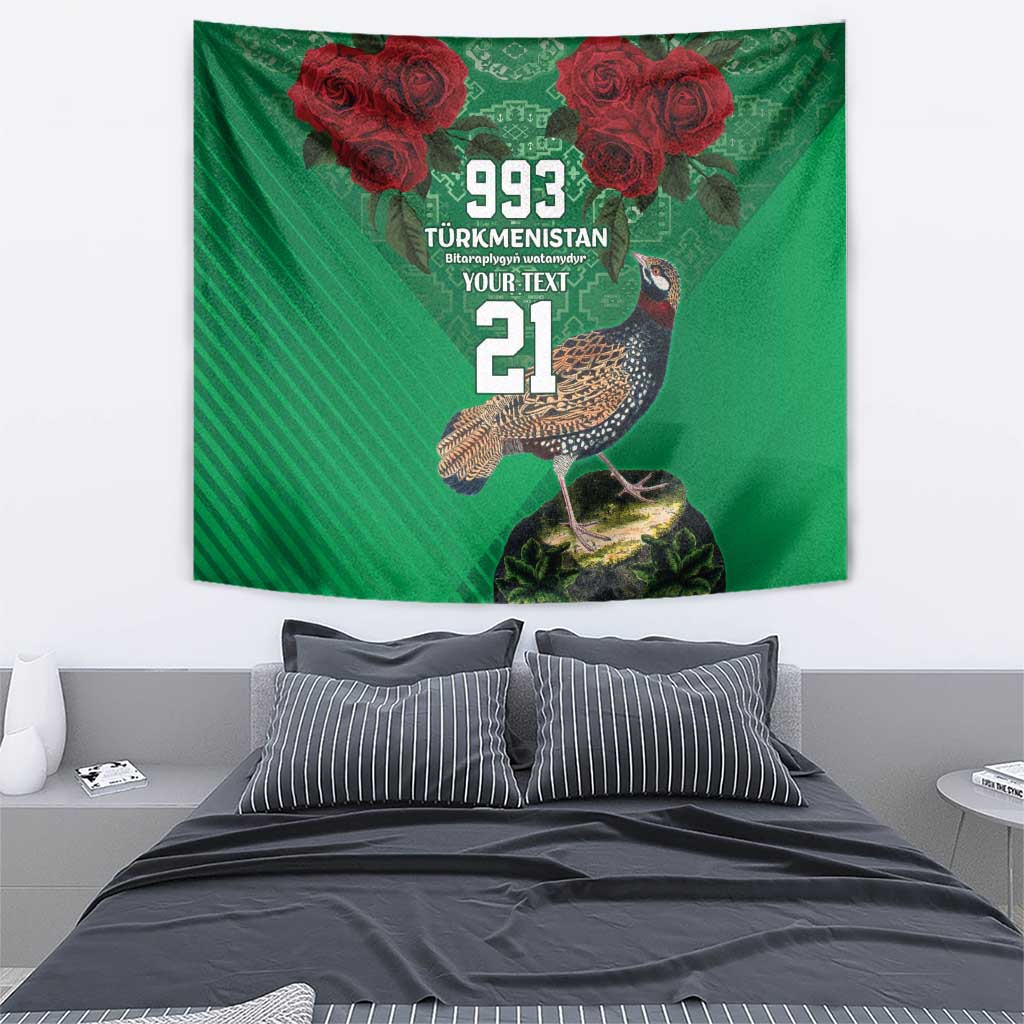 Turkmenistan 993 Custom Tapestry Turkmenistan Bitaraplygyn watanydyr