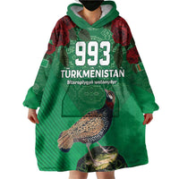 Turkmenistan 993 Custom Wearable Blanket Hoodie Turkmenistan Bitaraplygyn watanydyr