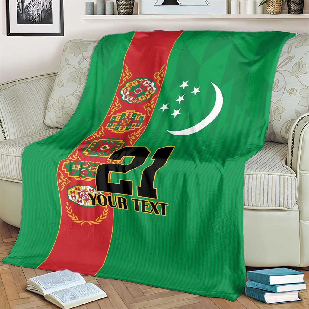 Turkmenistan Black Francolin Custom Blanket Turkmenistan Turkmenistanyn Baydagy