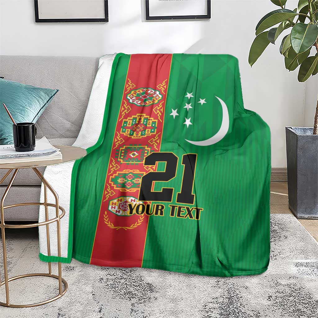 Turkmenistan Black Francolin Custom Blanket Turkmenistan Turkmenistanyn Baydagy
