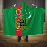Turkmenistan Black Francolin Custom Hooded Blanket Turkmenistan Turkmenistanyn Baydagy