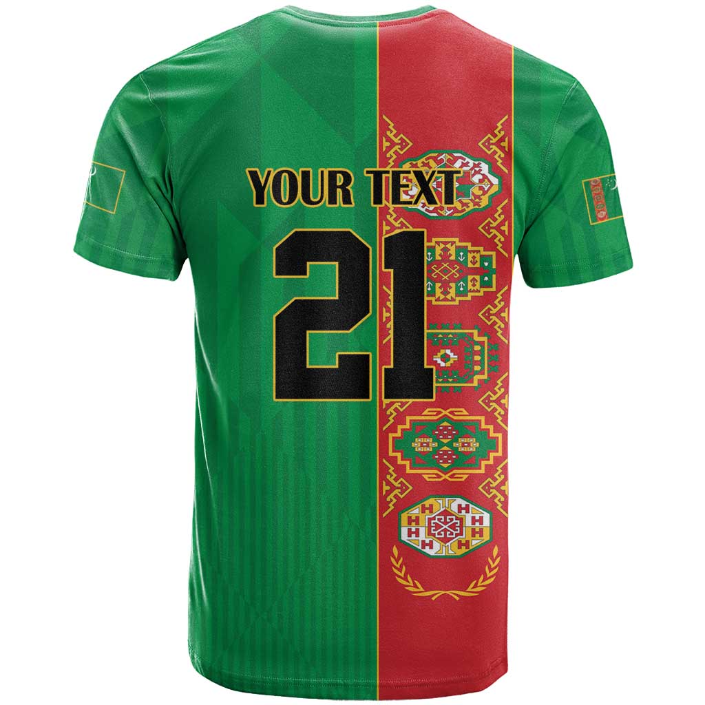 Turkmenistan Black Francolin Custom T Shirt Turkmenistan Turkmenistanyn Baydagy