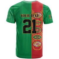 Turkmenistan Black Francolin Custom T Shirt Turkmenistan Turkmenistanyn Baydagy