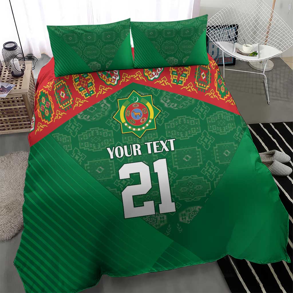 Turkmenistan Football Custom Bedding Set We Are The Champions