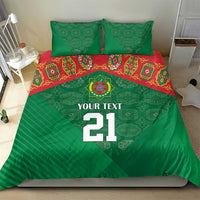 Turkmenistan Football Custom Bedding Set We Are The Champions