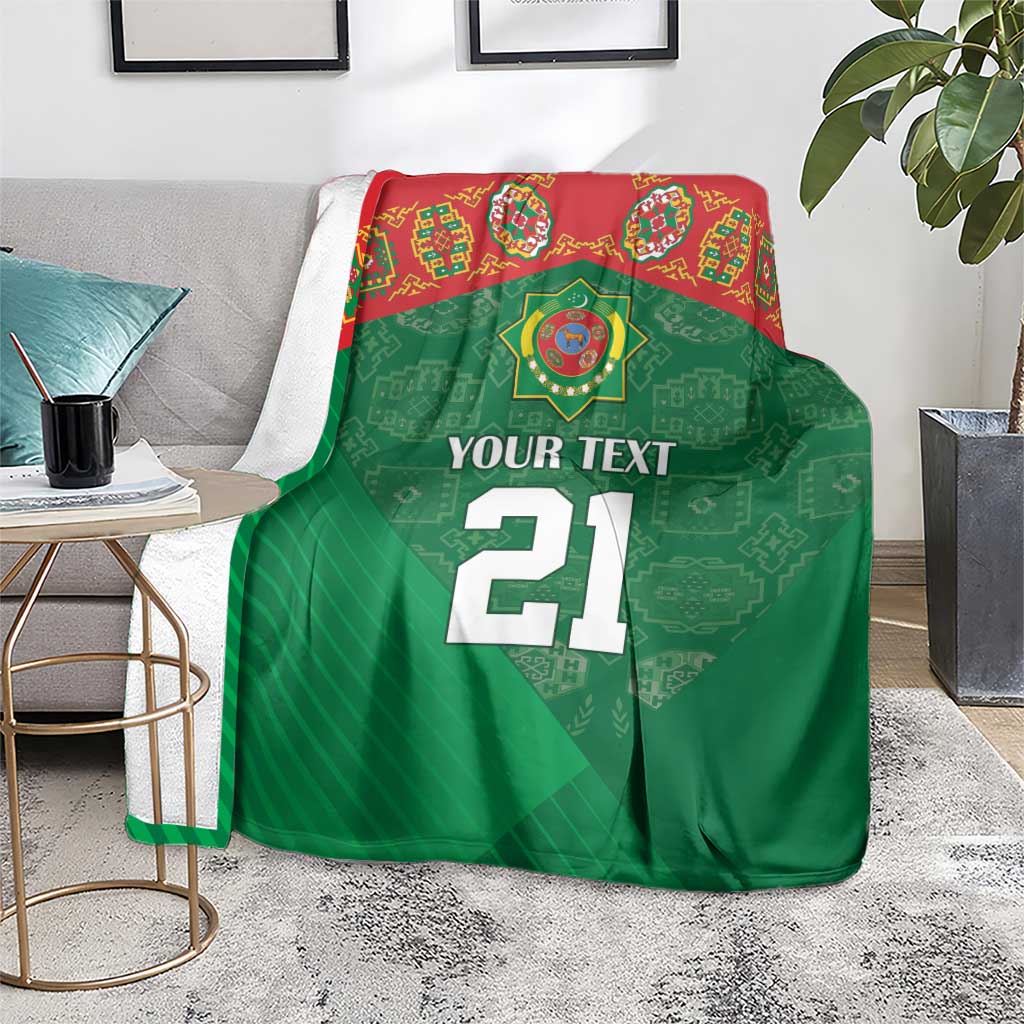Turkmenistan Football Custom Blanket We Are The Champions
