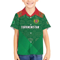Turkmenistan Football Custom Family Matching Puletasi and Hawaiian Shirt We Are The Champions